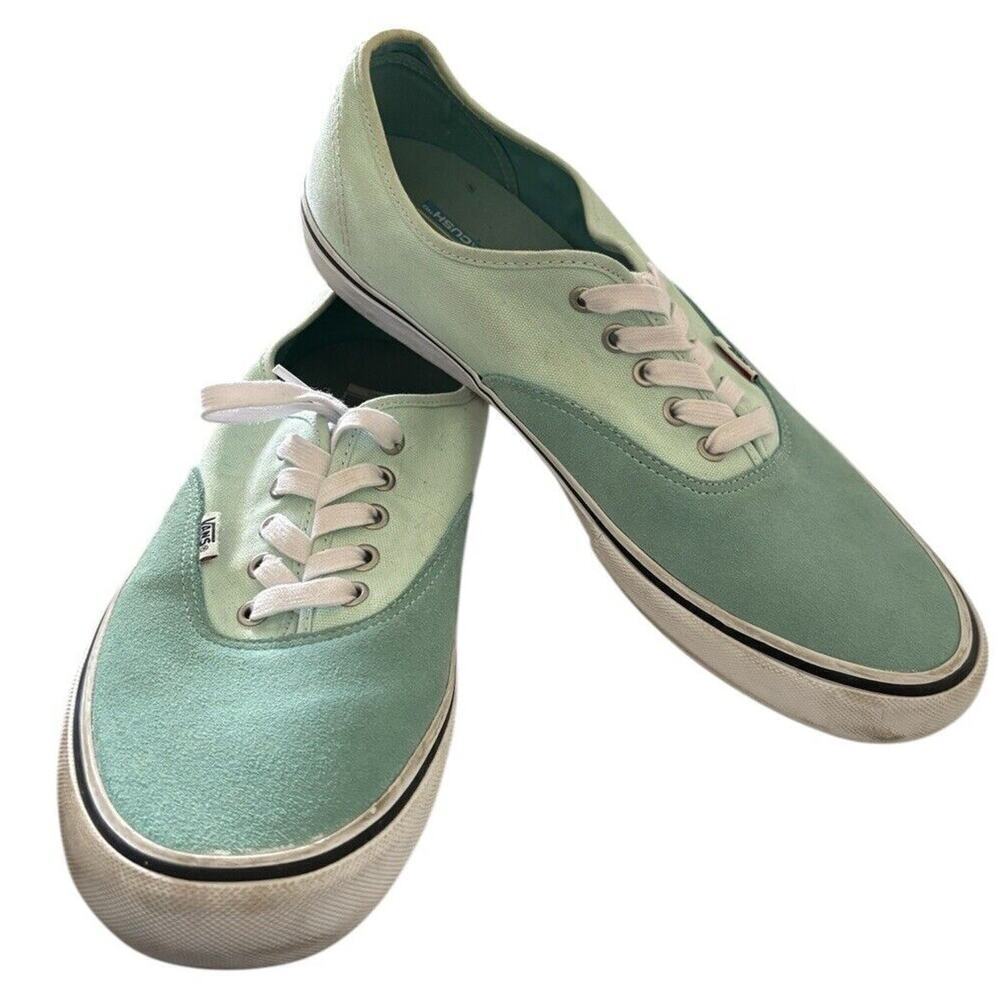 VANS Authentic Pro Aqua Haze Soothing Sea, Mens Sz 13 Skate UltraCush Classic